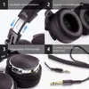 Oneodio Pro50 stereo hoofdtelefoon met professionele studiodraad DJ -headset met microfoon over gehoormonitor Lage oortelefoons7124044