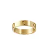 Liebesringe Damen Designer Ring Paar Schmuck Band Titanstahl mit Diamanten Casual Fashion Street Classic Gold Silber Rose Op234l