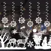 Autocollants muraux de décoration de noël pour fenêtre, décoration de mariage pour la maison, ornements, cadeau de noël 2021, année 2022