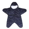 Bolso de dormir de algodón caliente de la estrella de mar para niños Saco de dormir con cremallera para niños con cremallera para niños 211023
