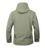 Shark Skin Soft shell militar jaqueta tática homens impermeável windbreaker inverno casaco quente camuflagem camuflagem camo armamento vestuário 210927