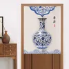 Rideaux de cuisine de Style chinois, tissu de chambre à coucher suspendu, Type fendu à travers une tringle, décoration de la maison, fournitures assorties TJ1751