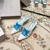 先の尖った2021靴本物の革ファンシーサンダルアンクル子猫のヒールポンプ女の子のための英国スタイルの小剣