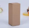 Brown Papel Caixa Batom Perfume Cosméticos Prega Presentes Embalagem Caixas de Embalagem para Casamento Aniversário Presente Batons Garrafa Casos SN2498