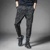 2020 spring England style Drawstring camouflage harem pants men casual trousers for men camouflage harem trousers X0723