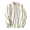 Ezgaga Bluse Frauen Shirts Bowknot Langarm Solide Lose Koreanische Mode Einreiher Büro Dame Shirts Elegante Tops 210430