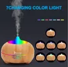 Fragrance Lamps 21411yk 110V 14W 550ml Aroma Diffuser Brown Plastic with White Remote Cntrol Colorful Light