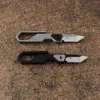 Dicoria LJ-01 Coltello pieghevole M390 Blade Multifunzionale Scrillio per keychain Pocket Mini Titanio Lega Portatile EDC Strumenti