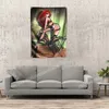 Tattoo Flag Banner Sexy lady Beauty Cartoon Girl Art Home Decoration Hanging flags 4 Gromments in Corners 3*5FT 96*144CM Inspirational Wall Decor