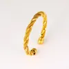 Bangle Gif18k Yellow Gf Gold Kids childs Torq bracelet Torque t Twisted Open Polished Satin Hinged Young