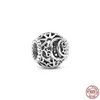 925 Sterling Prata Pingente Mouse Monstro Castelo Série Charme Bead Fit Pandora Pulseira Colar Mulheres Jóias Presente