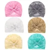 Toddler Baby Boy Girl Lace Bow Hat Beanie Caps Accessori per capelli estivi Neonato Fashion Elastic Turban Hats Bonnet Children