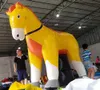 Excelente qualidade fantástica gigante inflável PVC cavalo desenhos animados modelo de balão para desfile de carnaval, publicidade de cavalo