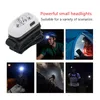 Mini LED Gadget Koplamp Smart Sensor Koplamp Huis Outdoor Field Camping Vissen Fietsen Werkreparatie Draagbare Draagslijtage Zaklamp Head Light Torch Lamp USB Opladen