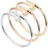 Nail Bracelet Designer Bracelets Luxury Jewelry For Women Bangle Titanium Steel Alloy GoldPlated Process Never Fade Not Allergic 3820702