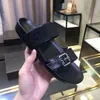 Slippels Rubberglaasjes Sandalen Bloembrocade Gedrukte Bloem Vrouwen Slipperversnellings Bodems Mannen Slapen FLIPS VROUWEN Mode Gestreepte strandpantoffels met doos