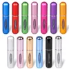 5ml perfume bottle makeup spray self pump rechargeable Aluminum Mini Parfum bottling WLL1175