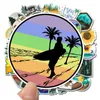 50pcslot Skateboard Travel Adventure Stickers Games Camping Games Diy Graffiti Decalques à prova d'água para notebook Scooter de guitarra Car7469003