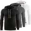 New Fashion Spring Men's Felpe con cappuccio Casual Peak Fleece Foderato Foderato Pullhero Pullherover Playper Tops Outwear Felpe da uomo Y2K Y211122