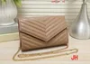 Fashion Crossbody Handbags top sheepskin bag caviar metal chain gold Handbag Genuine Leather Flip cover diagonal Shoulder Bags SLY21458