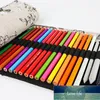 Peony 12/24/36/48/72 Hål Canvas Roll Pen Curtain Pencil Bag Case Makeup Wrap Holder Storage Pouch School Supplies1