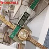 Orologio da donna con strass in movimento di alta qualità, 36 mm, diamanti pieni, orologi di design, movimento al quarzo, orologio da polso per amanti