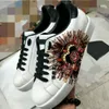 De nya mode kvinnor skor män läder snörning plattform överdimensionerade sule sneakers vit svart casual hc010907