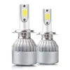 Ampoules de phares de voiture Led C6 H1 H3 H7, H4 880 H11 HB3 9005 HB4 9008 H13 6000K 36W 9-36V, phares automobiles, puce COB, Super luminosité