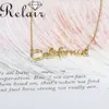 Top sieraden verkopers S925 Sterling Sier 18K Gold Personalised Engelse brief Californië Pendant ketting4055967