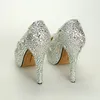 Cristal mariage à la main chaussures de mariée pompes pour femmes strass femme talons hauts plate-forme grande taille 45