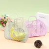 Storage Baskets Bathroom Laundry Basket Small Foldable Mesh Portable Plastic Organizers For Household Clothes2385295