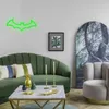 Insegna pipistrello Sala da gioco Decorazione da parete per camera da letto del ragazzo Halloween Aumenta l'atmosfera Luce 12 V Super luminosa