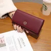 Purses Leather Wallet women's long new fashion large capacity soft cowhide wallets multi Card Holder277S