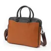 Mäns Briefcases Designers Väskor Kvinnor Handväska Business PU Läderväska Single-Shoulder Briefcase Datorväska