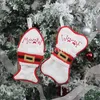 Table Dinner Decor Cute Cutlery Suit Knifes Folks Bag Holder Pockets Xmas New Year Christmas Decorations For Home