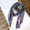 Glanzende gouden en zilveren draad sjaals dames merk hoge kwaliteit sjaal klassieke dames wrap sjaals 140x140cm