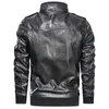 Hommes fourrure Faux cuir vestes 2022 automne manteaux décontracté moto veste en cuir synthétique polyuréthane mâle motard asiatique taille M-4XL