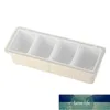 Pepper 4 Grid Removable With Spoon Seasoning Box Set Pots Home Kitchen Restaurant Storage Container Transparent Lid1