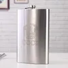 Thick Stainless Steel Rectangle Hip Flask With Portable Handbag Outdoor Large Capacity 64oz Metal Wine Bottles Flat Water Kettle JJA11899