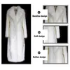 Cappotto lungo di orsacchiotto lungo autunno inverno sexy donna casual solido plus size spesso bianco cappotto di pelliccia sintetica giacche cappotto di pelliccia di pelliccia nera cappotti 201025491271