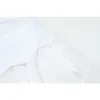 Letnia Bluzka Kobiet Kobiety Koreański Styl Z Krótkim Rękawem Chic Lalki Kołnierz Bandaż Bandaż Moda Słodkie Damskie Białe Koszule 210515