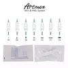 50pcs artmex v8 v6 v3 pmu иглы картридж полуменарный макияж makeup r1 r3 r5 f5 f7 картридж r5 r5 f5 f7 cartuchos 210323