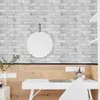 DICOR papiers peints pour salon 3D mur de briques PVC étanche Anti-tache résistant à l'usure Stickers muraux décor de chambre