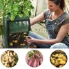 Planters & Pots 2pcs Plant Grow Bags Home Garden Potato Pot Greenhouse Vegetable Growing Moisturizing Vertical Bag Seedling