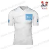 Novo Tour Novo de France Crianças Ciclismo Jersey Amarelo Branco Branco Polka Dot Meninos Meninas Ciclismo Roupas Crianças Bike Camisas Maillot H1020