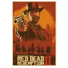 Red Dead Redemption 2 Game Poster Home Decor 30x45cm Retro Grote KraftpaperStyle Muurposters Vintage Internet Cafe Bar decoratie C289Y