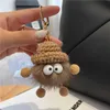 Carino Pelliccia di Visone Bricchetta Catena Chiave Dell'automobile Del Pendente Del Sacchetto Della Peluche Del Pendente Regalo Per Le Ragazze Regalo Della Catena Chiave Squisita Artigianalità G1019