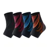 Handledsstöd 4 Par svart ankel Sock Knit Silikon Anti-halk Bekväm fitnessstödsprainförsörjning för sport