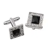 Business Suit Cuff Links Diamond Square Men's Shirt Cufflinks French Shirts Fashion Jewelry Will and Sandy