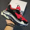 Triple S Uomo Donna Scarpe da papà 17FW scarpe casual Clear Bubble bottom Sneakers da uomo nero rosso Old Grandpa Trainer chaussures taglia 36-45